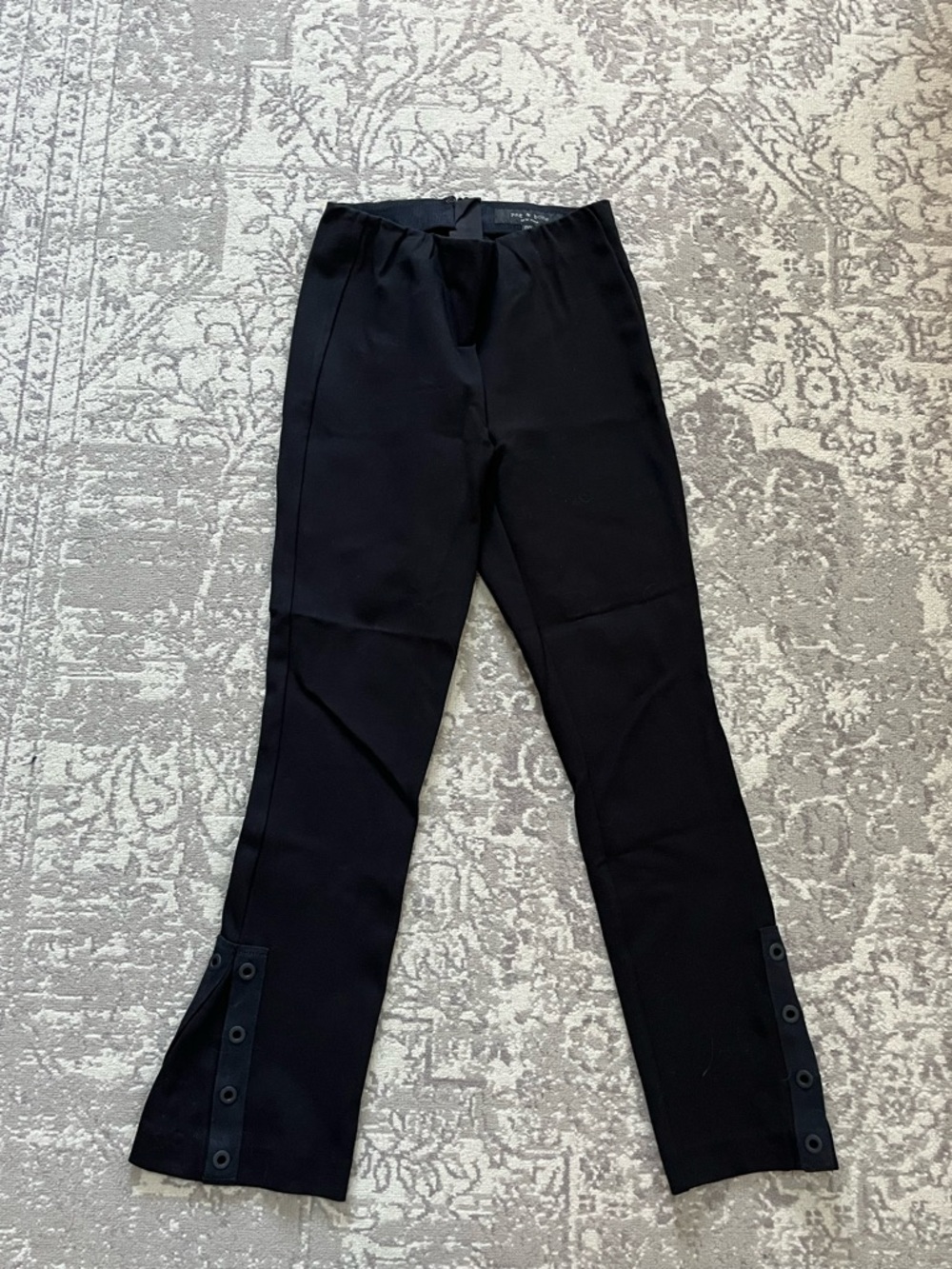 rag & bone Black High-Waist Skirt